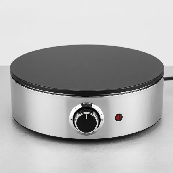 Orbegozo CM2360 crepe maker with 30cm non-stick cooking surface, 1000W, and temperature control